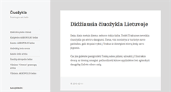 Desktop Screenshot of ciuozykla.lt